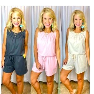 Ladies Cream Color Romper